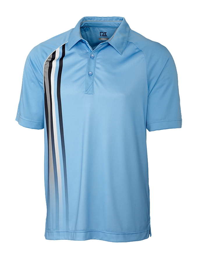 CUTTER & BUCK MCK00781 - Men's CB DryTec Highrise Printed Stripe