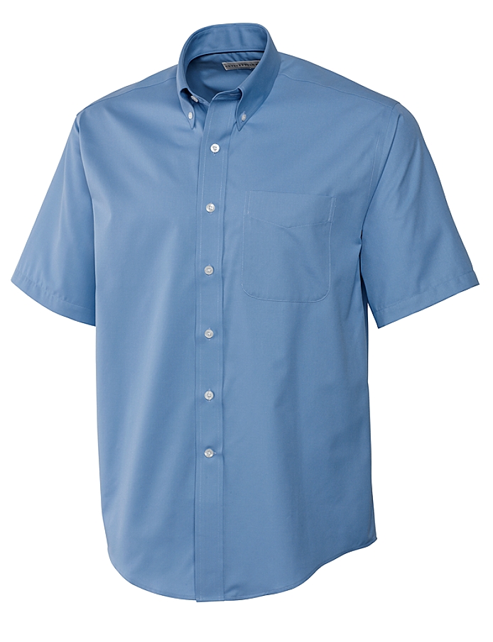 CUTTER & BUCK MCW01621 - Men's S/S Epic Easy Care Fine Twill