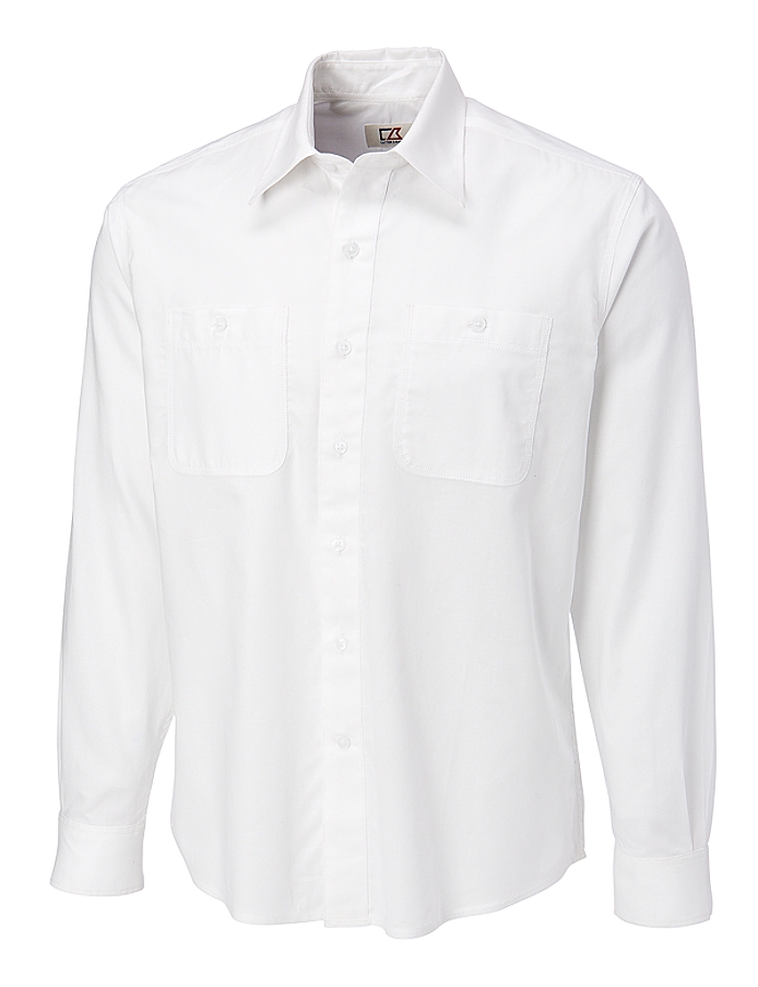 CUTTER & BUCK MCW01799 - Men's L/S Oxford Blakely Woven