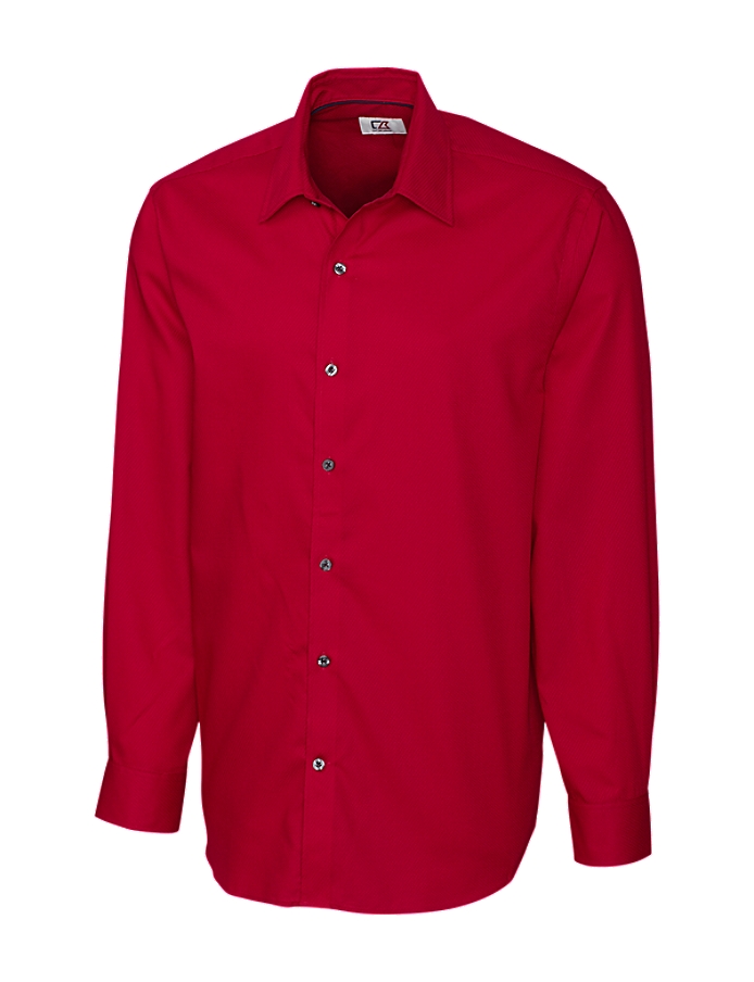 CUTTER & BUCK MCW02055 - Men's L/S Epic Easy Care Broken Twill
