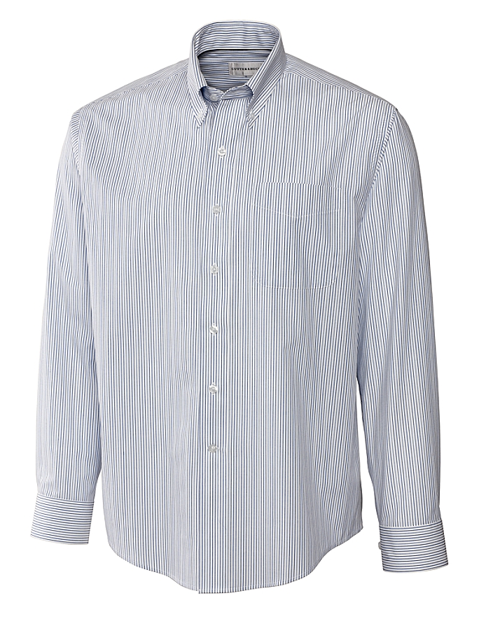 CUTTER & BUCK MCW09181 - Men's L/S Epic Easy Care Variegated Stripe