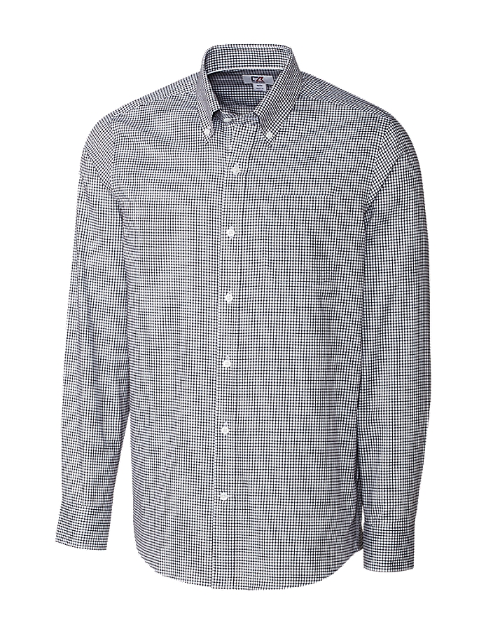 CUTTER & BUCK MCW09401 - Men's L/S Tailored Fit Tattersall