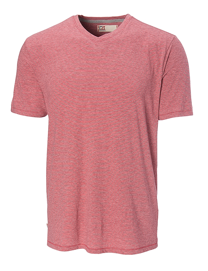 CUTTER & BUCK MDK00043 - Men's Vashon Striped V-neck