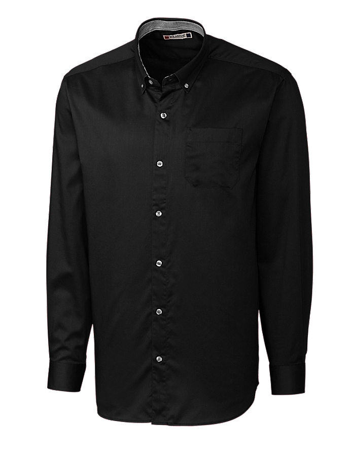 Clique MQW00008 -  Men's L/S Bergen Stain Resistant Twill
