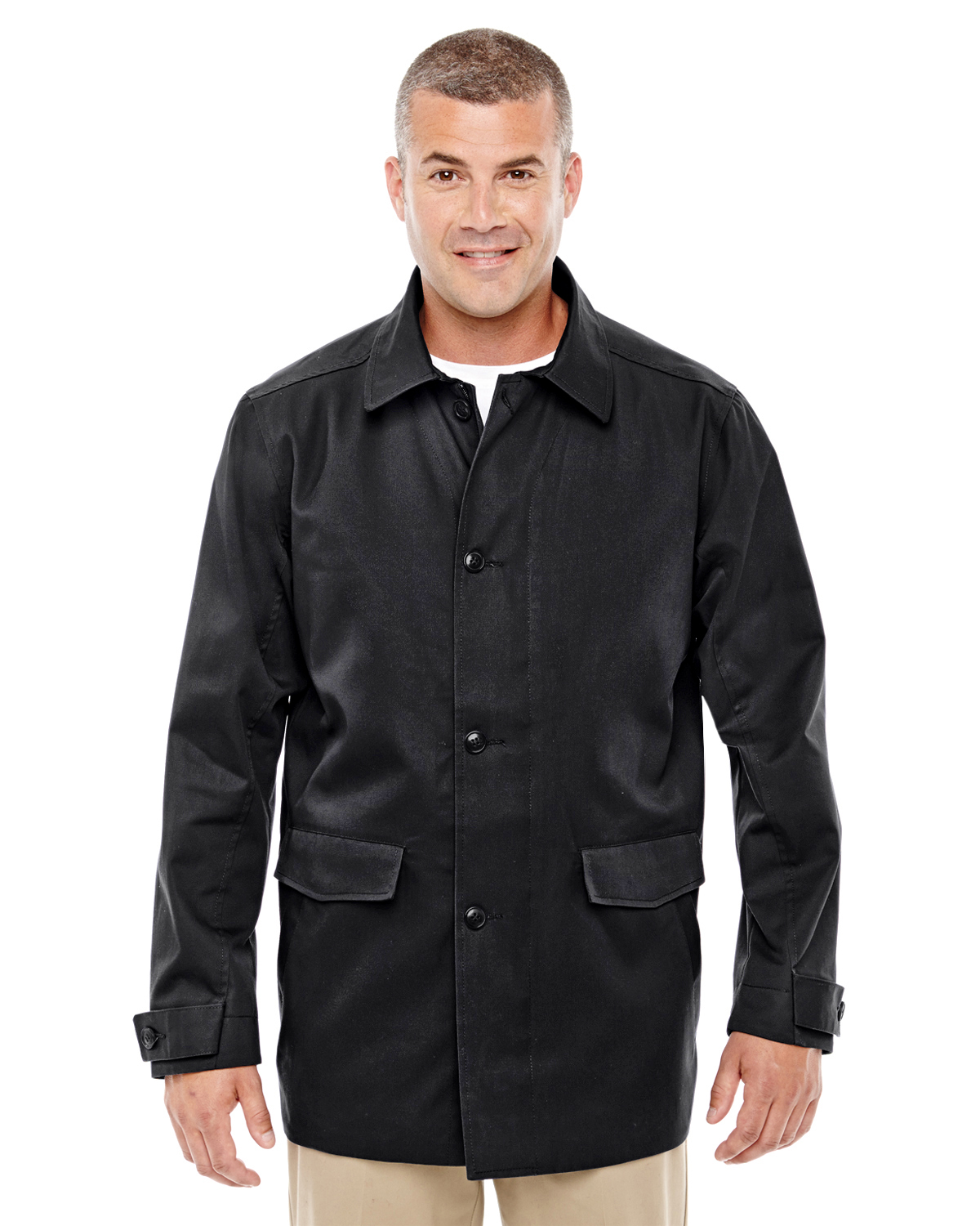 Devon & Jones D982 - Men's Lightweight Basic Trench Jacket