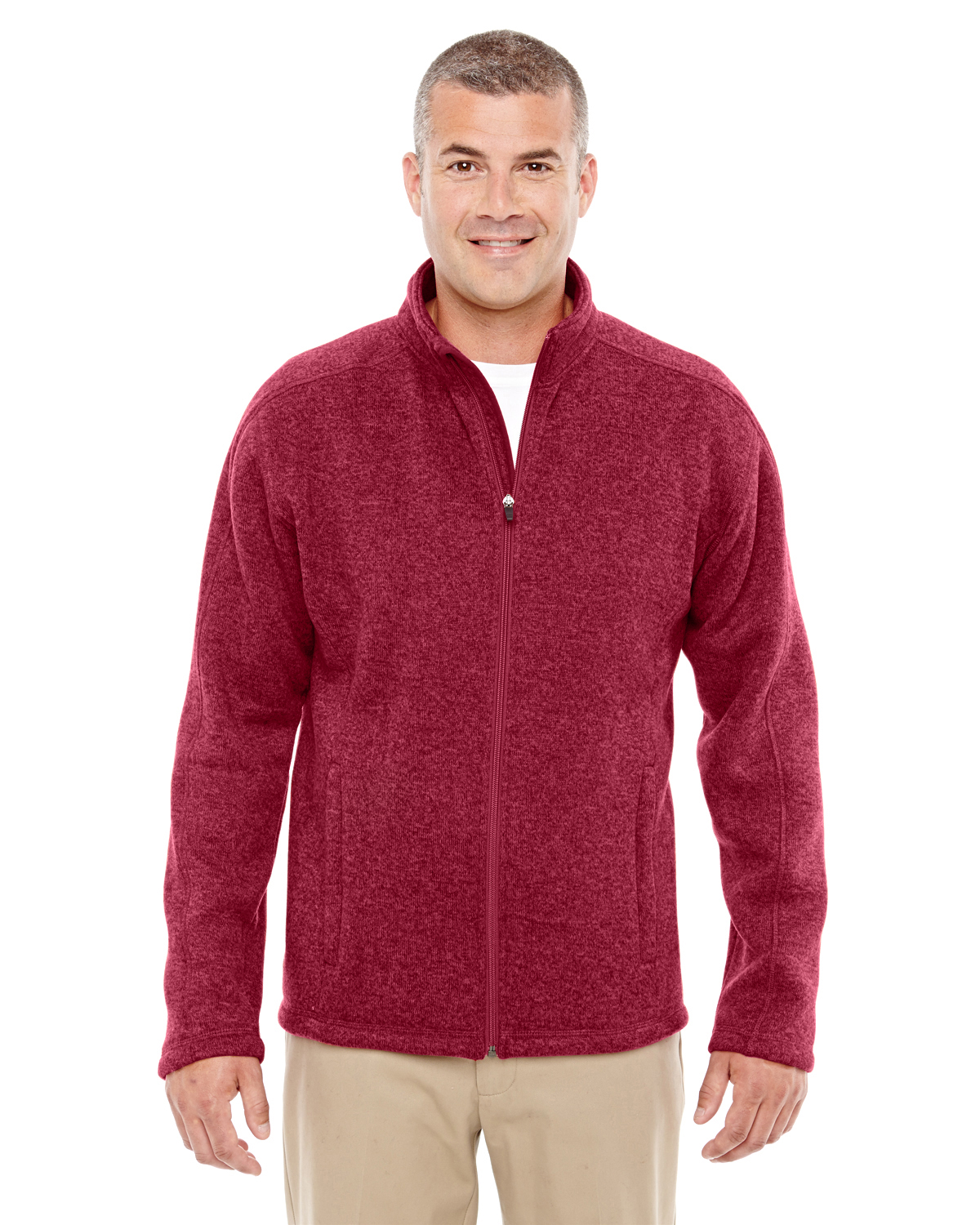 Devon & Jones DG793 - Men's Bristol Full-Zip Sweater Fleece Jacket