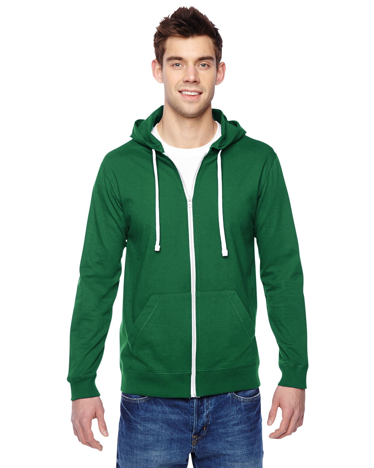 Fruit of the Loom SF60R - 6 oz. 100% Sofspun Cotton Jersey Full-Zip