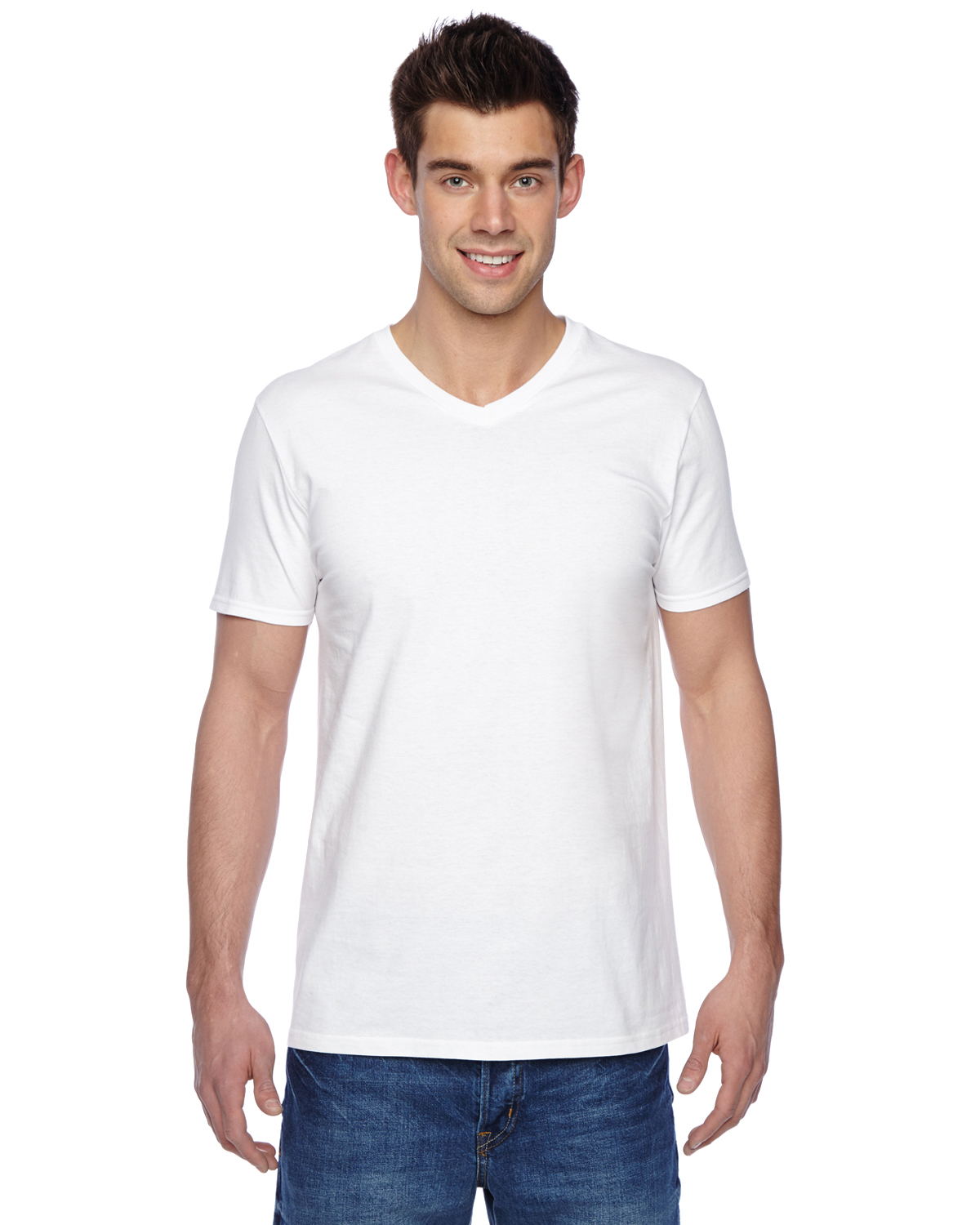Fruit of the Loom SFVR - 4.7 oz. 100% Sofspun Cotton Jersey V-Neck T-Shirt
