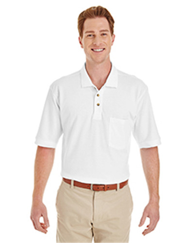 Harriton M200P - Adult 6 oz. Ringspun Cotton Piqu