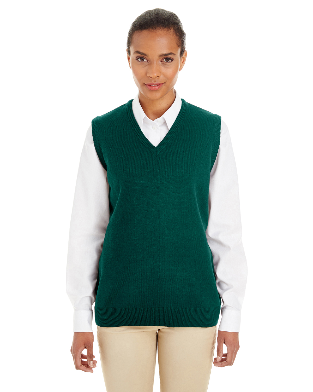 Harriton M415W - Ladies' Pilbloc V-Neck Sweater Vest