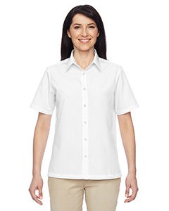 Harriton M545W - Ladies' Advantage Snap Closure Short-Sleeve Shirt