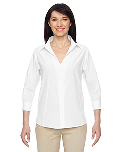 Harriton M610W - Ladies' Paradise Three-Quarter Sleeve Performance Shirt