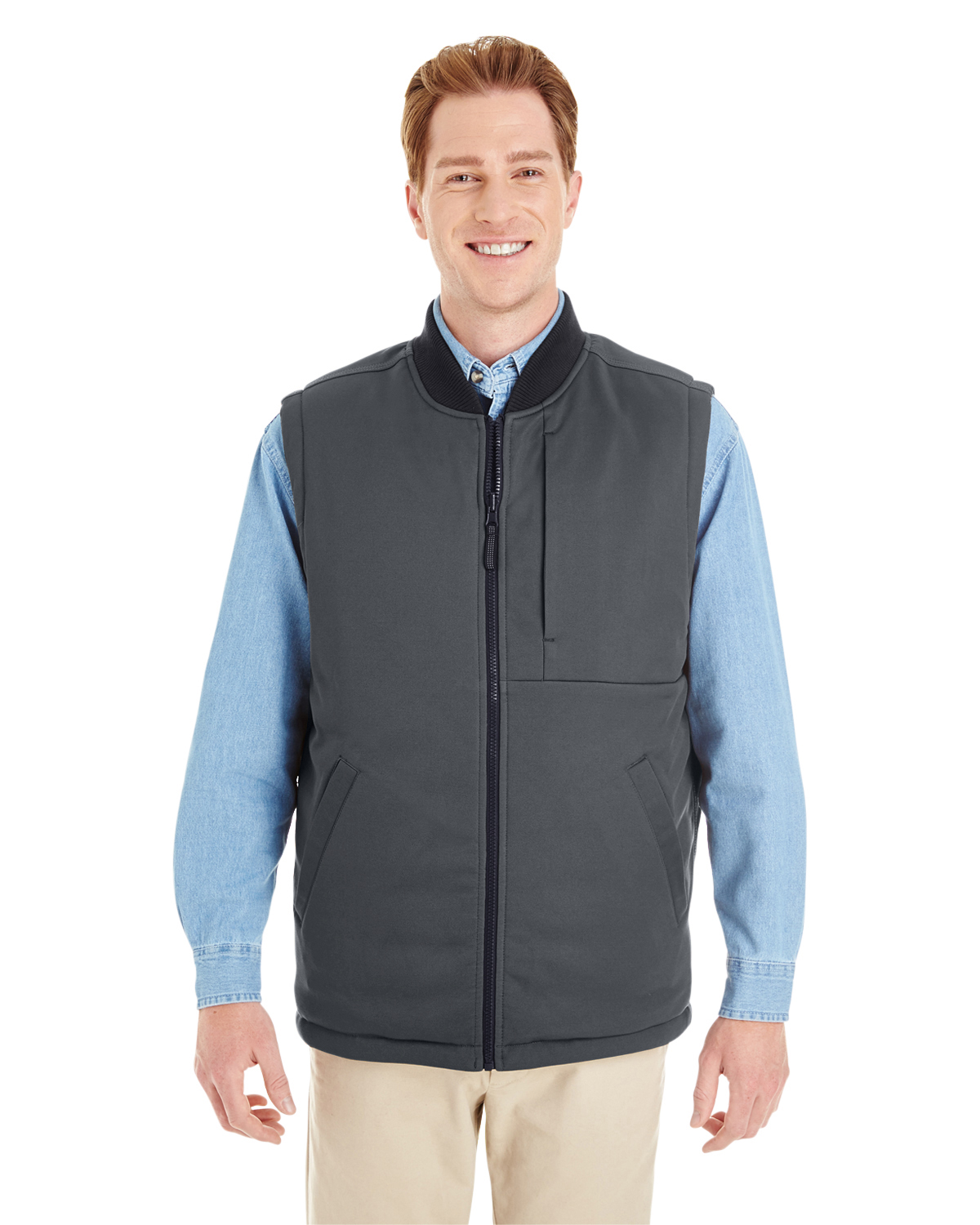 Harriton Adult M776 - Dockside Interactive Reversible Freezer Vest
