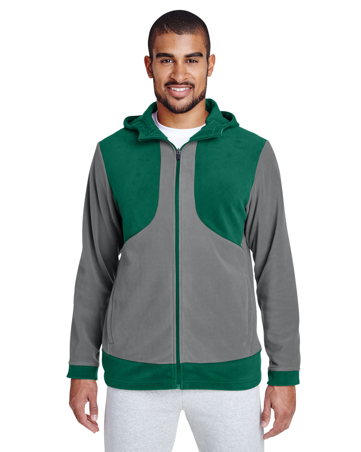 Team 365 TT94 - Men's Rally Colorblock Microfleece Jacket