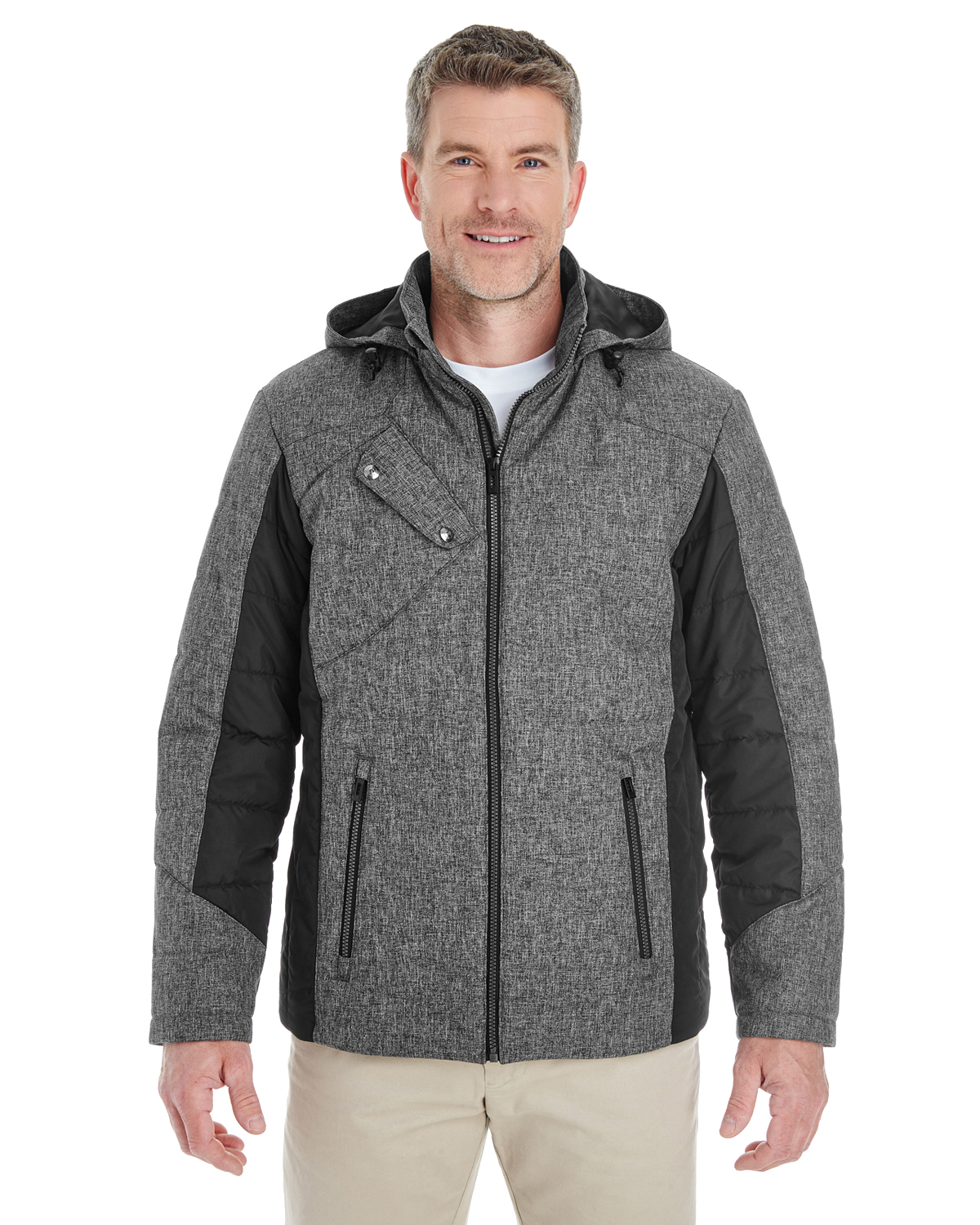 click to view DK GREY HTH/ BLK
