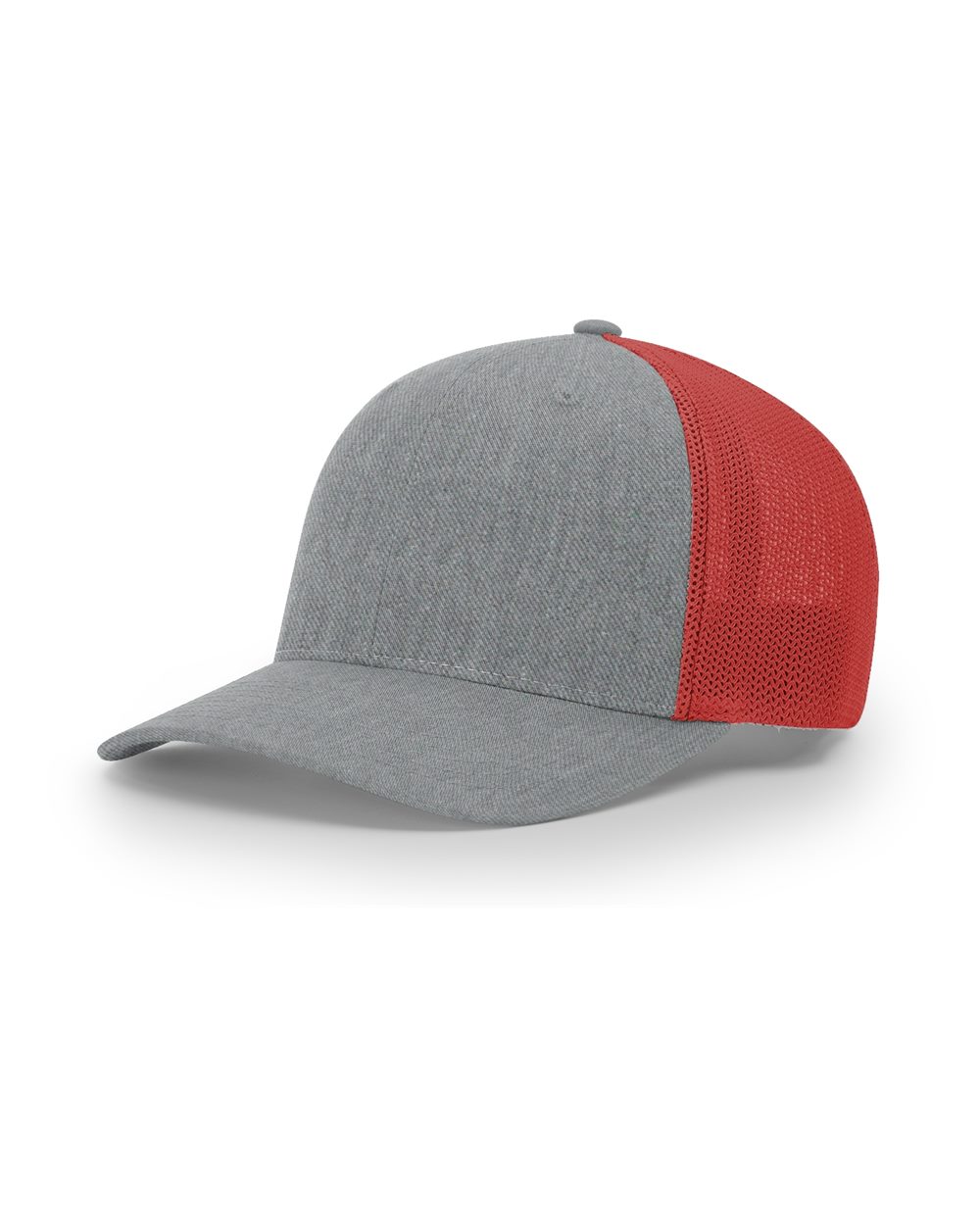 click to view Heather Grey/ Red