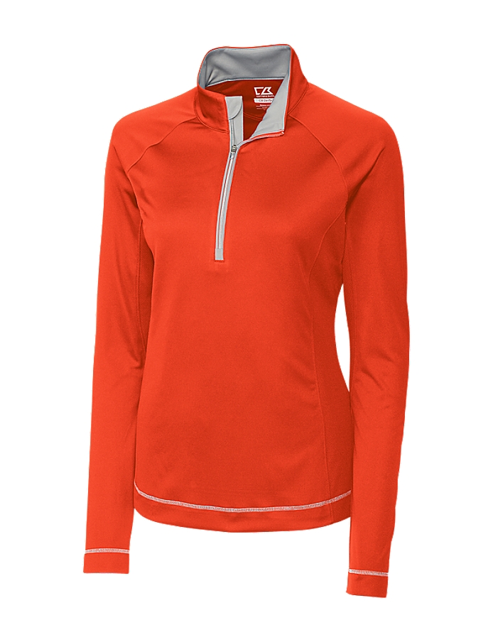 CUTTER & BUCK LCK02592 - Ladies' CB DryTec L/S Evolve Half Zip
