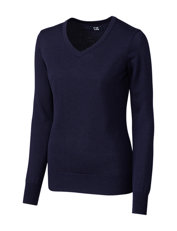 CUTTER & BUCK LCS04774 - Ladies' L/S Douglas V-neck
