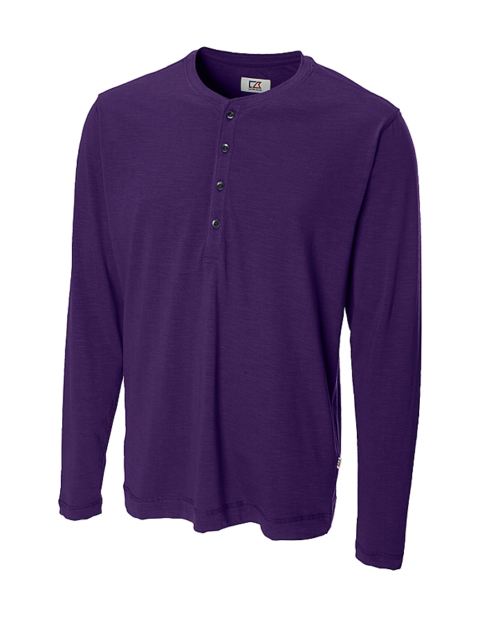 CUTTER & BUCK MCK00489 - Men's L S Halfback Henley