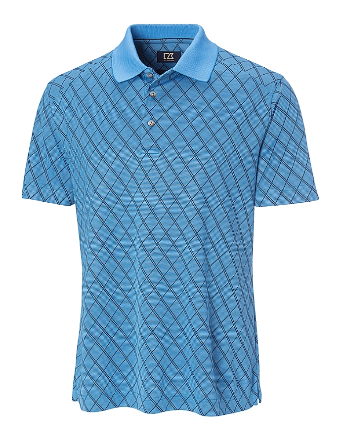 CUTTER & BUCK MCK00586 - Men's CB DryTec Luxe Hugh Polo