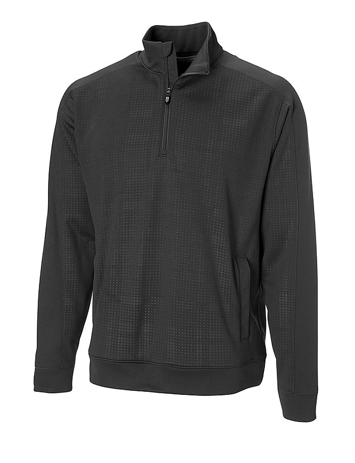 CUTTER & BUCK MCK00662 - Men's CB DryTec Kingsgate Embossed Half Zip