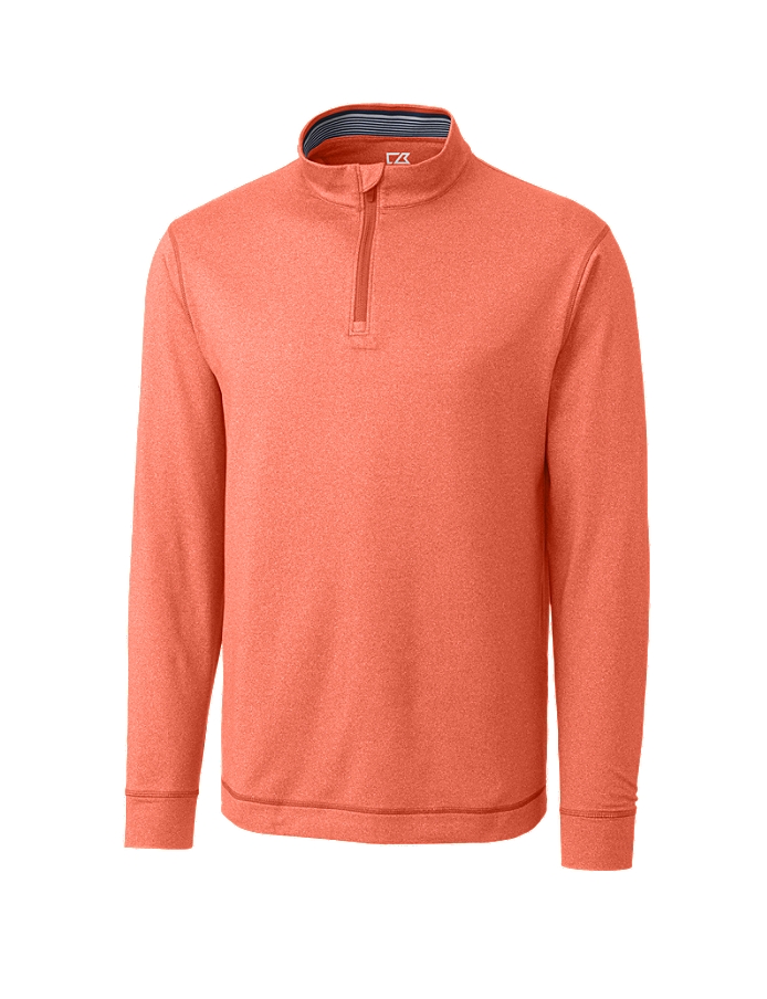 CUTTER & BUCK MCK00710 - Men's CB DryTec L/S Topspin Half Zip