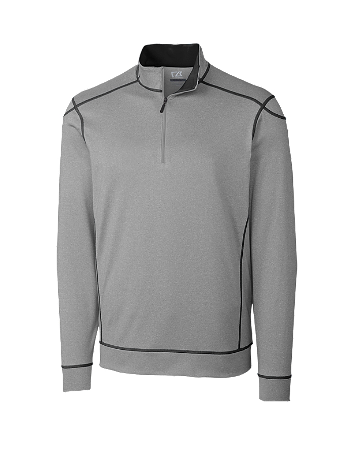 CUTTER & BUCK MCK00805 - Men's CB DryTec Green Lake Half Zip