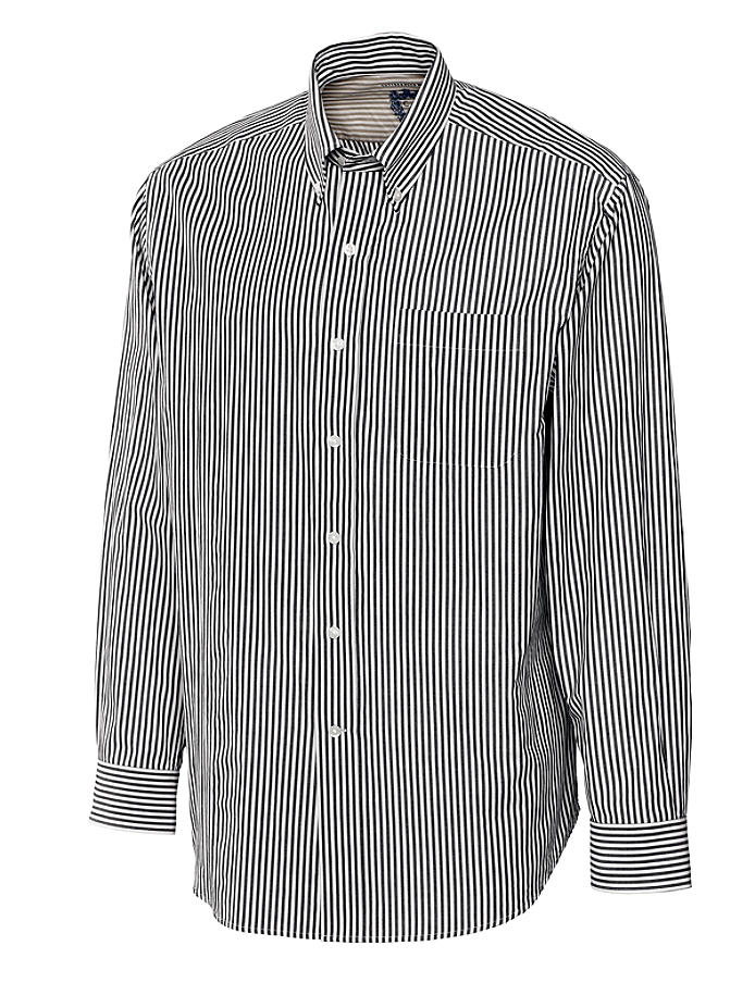 CUTTER & BUCK MCW01743 - Men's L/S Cutter Bengal Stripe