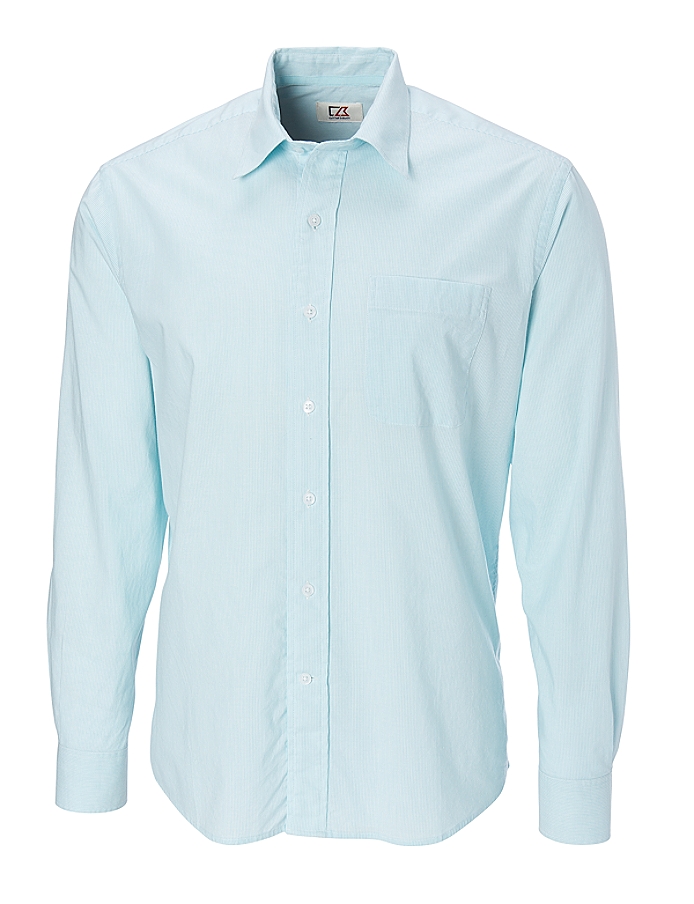 CUTTER & BUCK MCW01835 - Men's L/S Georgetown Stripe Woven