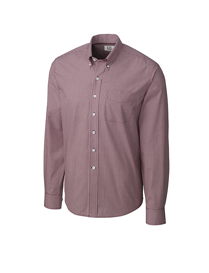 CUTTER & BUCK MCW01878 - Men's L/S Epic Easy Care Gingham