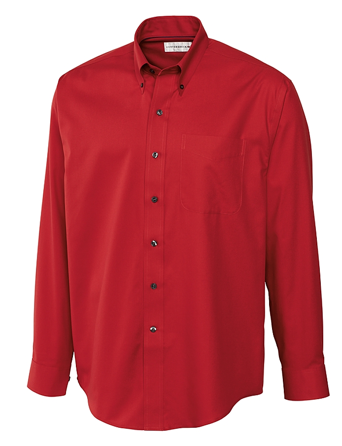 CUTTER & BUCK MCW09180 - Men's L/S Epic Easy Care Fine Twill