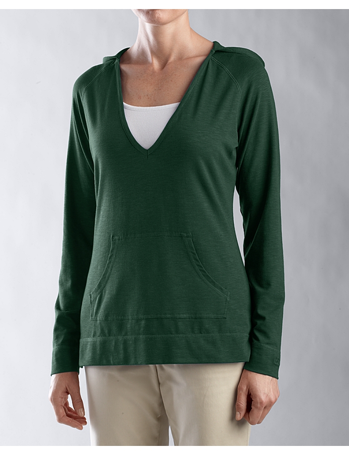 CUTTER & BUCK LCK02214 - Ladies' L/S Social Hooded Tee