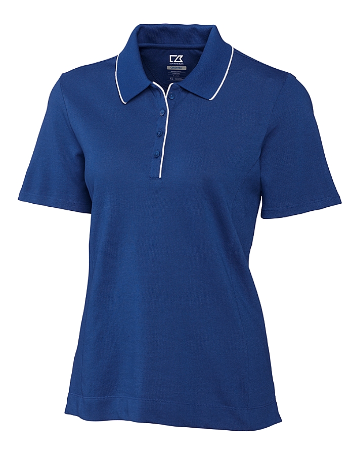 CUTTER & BUCK LCK08415 - Ladies' CB DryTec Cutter Tipped Polo
