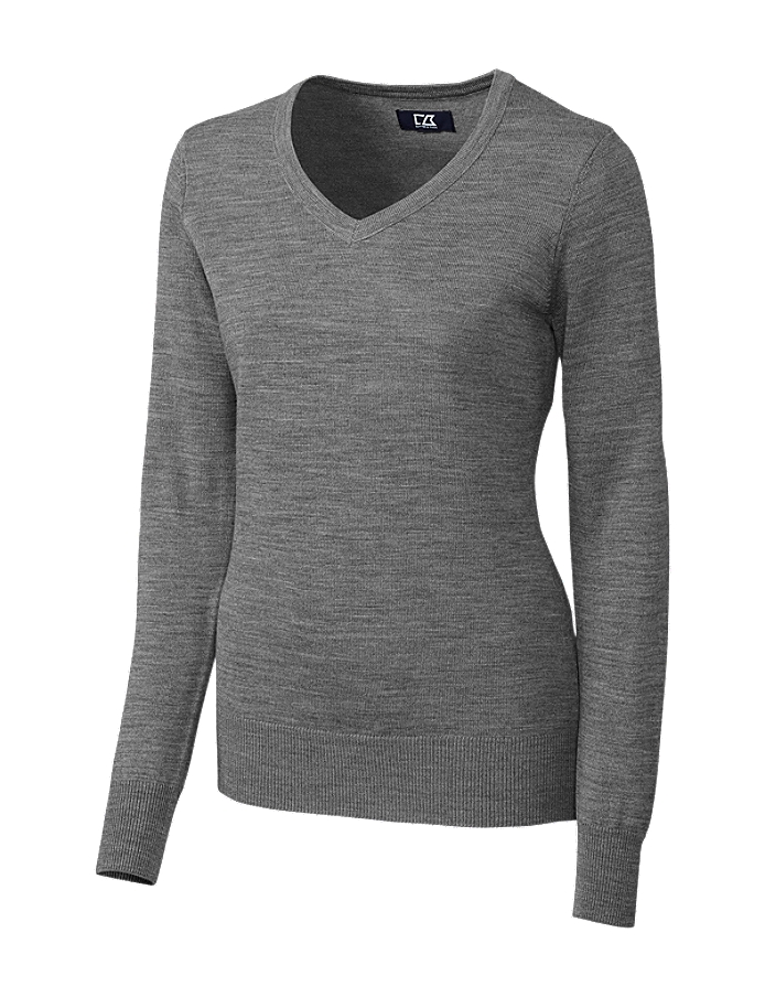 CUTTER & BUCK LCS04774 - Ladies' L/S Douglas V-neck
