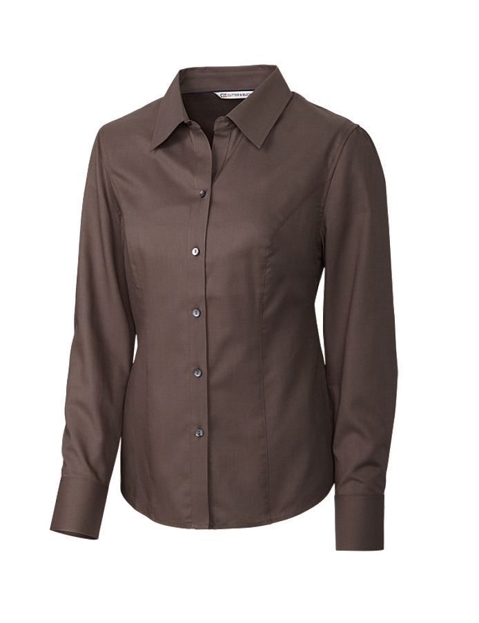 CUTTER & BUCK LCW04124 - Ladies' L/S Epic Easy Care Nailshead
