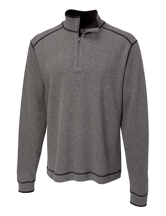 CUTTER & BUCK MCK00492 - Men's Overtime Half Zip Overknit