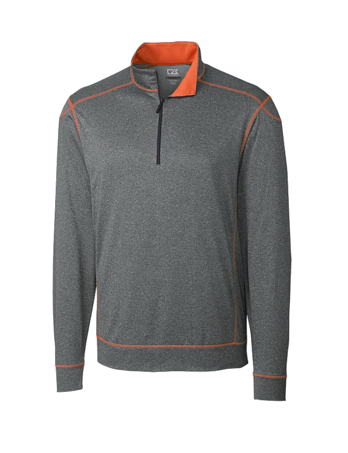 CUTTER & BUCK MCK00805 - Men's CB DryTec Green Lake Half Zip