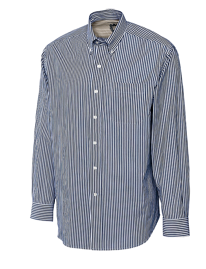 CUTTER & BUCK MCW01743 - Men's L/S Cutter Bengal Stripe