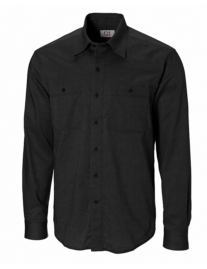 CUTTER & BUCK MCW01799 - Men's L/S Oxford Blakely Woven