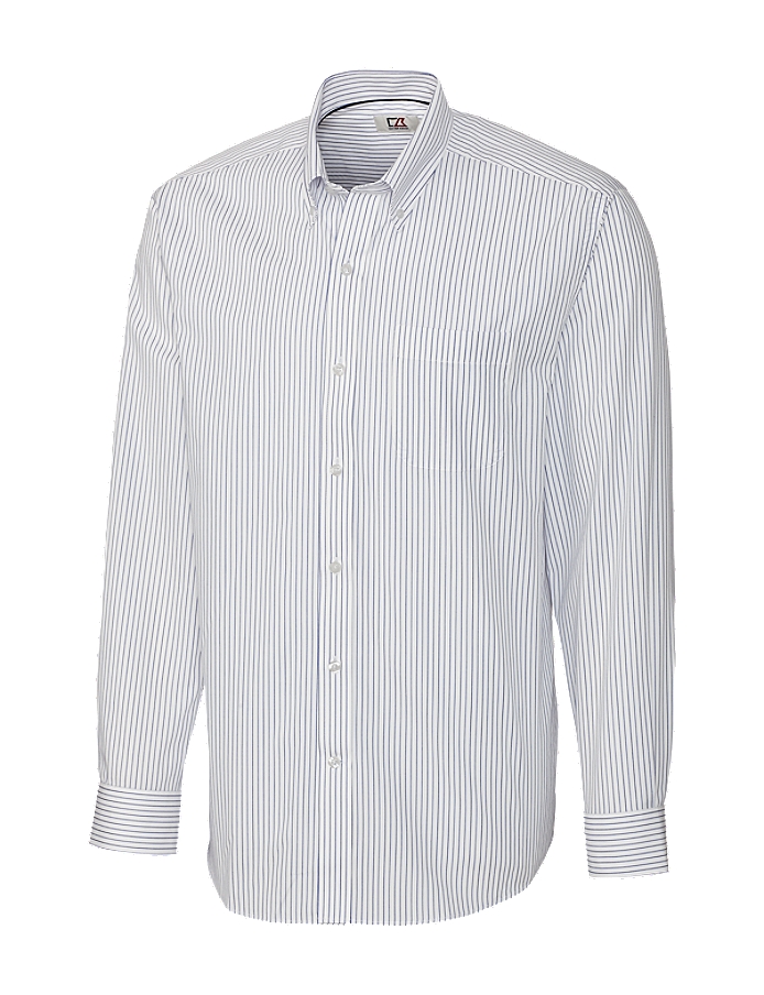 CUTTER & BUCK MCW02056 - Men's L/S New Epic Easy Care Pin Stripe