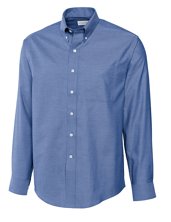 CUTTER & BUCK MCW09316 - Men's L/S Epic Easy Care Royal Oxford