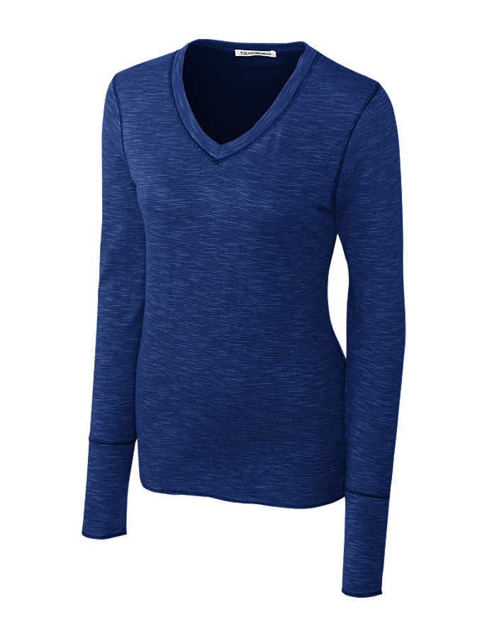 CUTTER & BUCK LCK02469 - Ladies' L/S Reversible Formation Knit