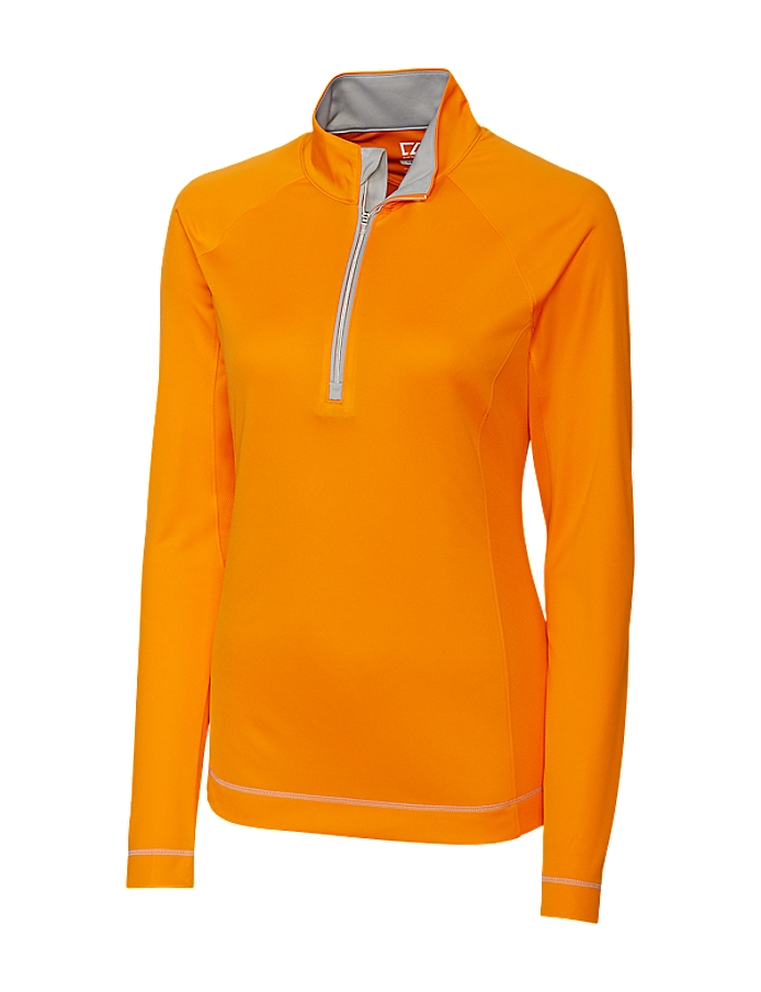 CUTTER & BUCK LCK02592 - Ladies' CB DryTec L/S Evolve Half Zip
