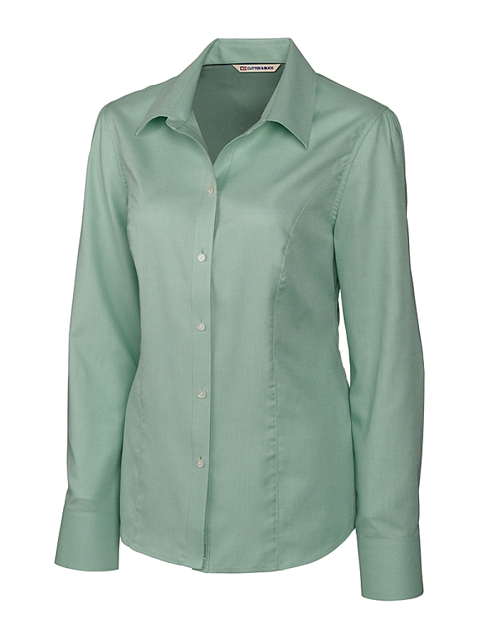 CUTTER & BUCK LCW04124 - Ladies' L/S Epic Easy Care Nailshead