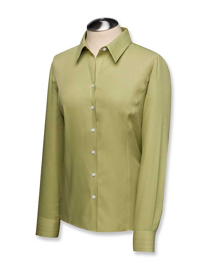 CUTTER & BUCK LCW08394 - Ladies' L/S Epic Easy Care Fine Twill