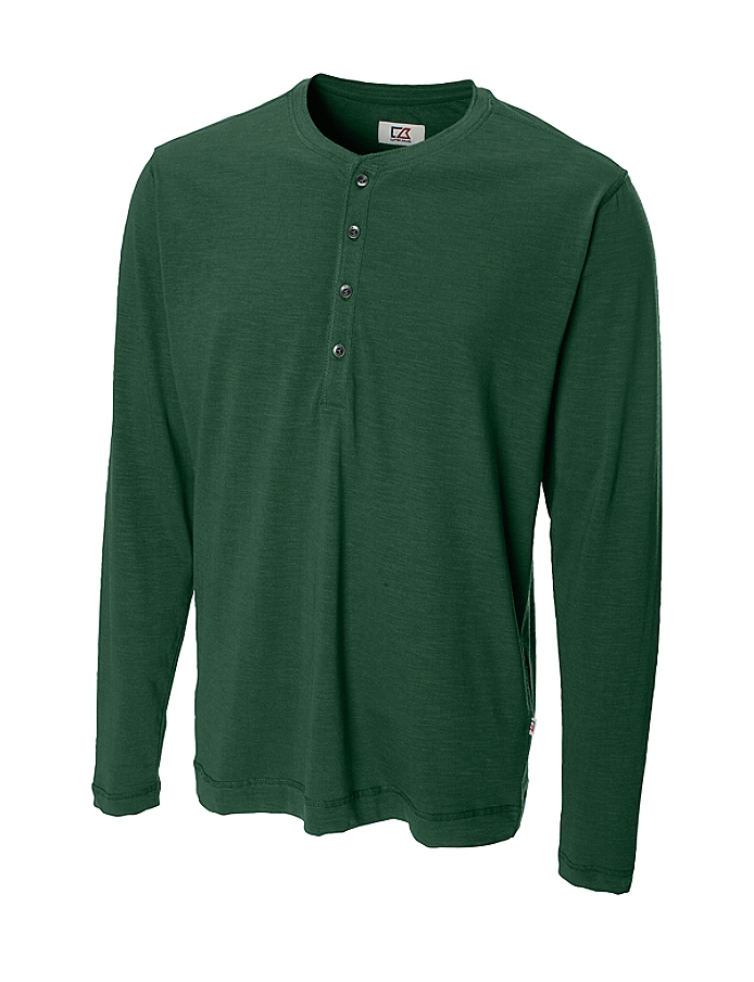 CUTTER & BUCK MCK00489 - Men's L S Halfback Henley