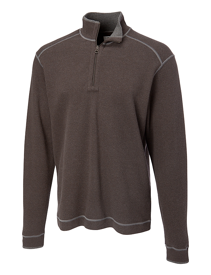 CUTTER & BUCK MCK00492 - Men's Overtime Half Zip Overknit