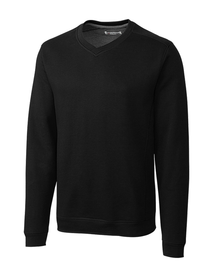 CUTTER & BUCK MCK00975 - Men's L/S Pima Decatur V-neck