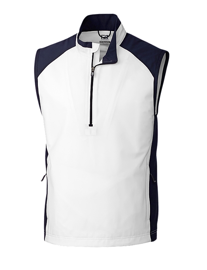 CUTTER & BUCK MCO09829 - Men's CB WeatherTec Summit Half Zip Vest