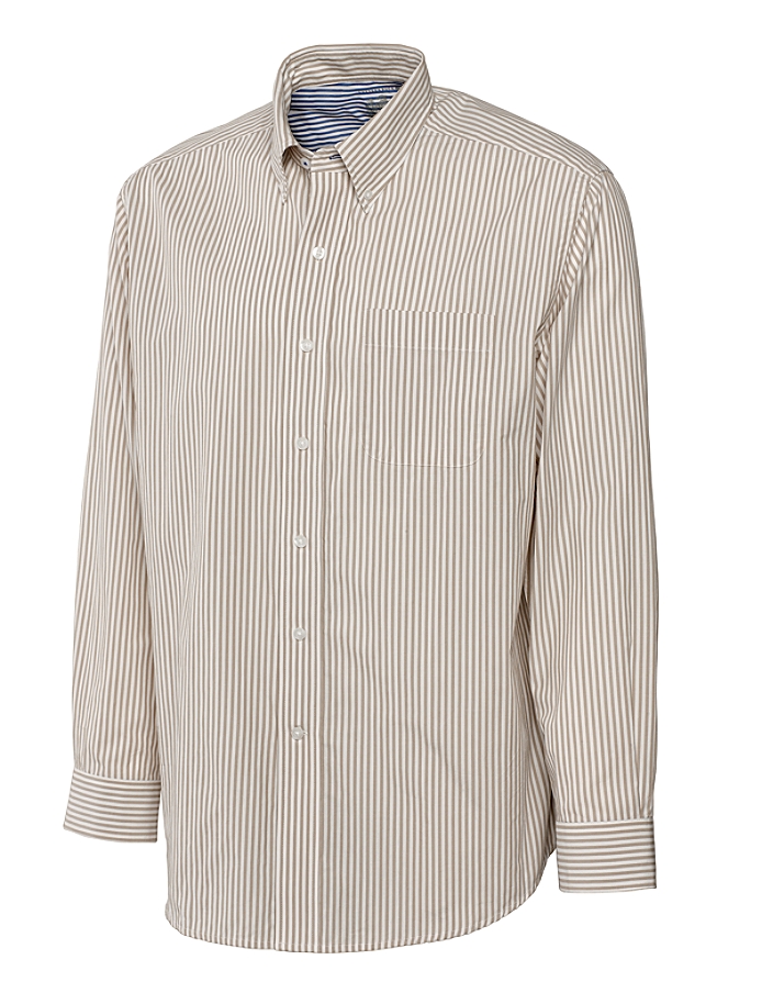 CUTTER & BUCK MCW01743 - Men's L/S Cutter Bengal Stripe